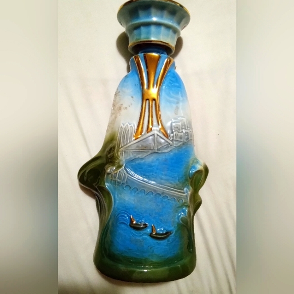 VINTAGE 50 YEARS OLD EMPTY BOTTLE DECANTER JIMBEAM . - Picture 2 of 5